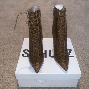 Crocodile Ankle heel boots